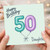 50th Birthday Daughter Card, Happy Birthday 50 Daughter Greeting Card