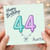Auntie 44th Birthday Card, Happy Birthday 44 Balloon Card