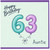 Auntie 63rd Birthday Card