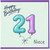 Niece 21st Birthday Card