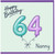 Nanny 64th Birthday Card