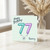 Nanny 77th Birthday Card, Happy Birthday 77 Birthday Card