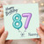 Nanny 87th Birthday Card, Happy Birthday 87 Balloon Card