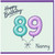 Nanny 89th Birthday Card, for Nanny Happy Birthday Balloon Design