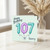 Nanny 107th Birthday Card, Happy Birthday 107 Balloon Card