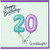 Granddaughter 20th Birthday Card