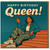 Happy Birthday Queen Card - Bold Retro Illustration of Stylish Woman - Fun Empowering Birthday Card for Her, Best Friend or Sister
