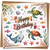 Under the Sea Birthday Card 145mm x 145mm - Cute Turtles, Whale and Fish Design - Happy Birthday - Square Greeting Card, Kraft, Includes Kraft Envelope