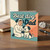 Best Dog Dad Father's Day Card from the Dog - Cute Man in Costume with Pup and Heart, 'Best Dad' Message
