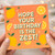 Hope Your Birthday Is The Zest Lemon Pun Birthday Card - Citrus Lemons and Slices Design, Funny Card for Friends, Family or Colleagues