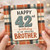 42nd Birthday Card for Brother, Happy 42nd Birthday to an Amazing Brother