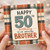 Brother 50th Birthday Card