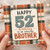 52nd Birthday Card for Brother, Happy Birthday to an Amazing Brother