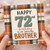 72nd Birthday Brother Card, Happy 72nd Birthday To An Amazing Brother