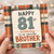 81st Birthday Brother Card, Happy Birthday to an Amazing Brother