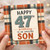 47th Birthday Card for Son, Happy 47th Birthday to an Amazing Son