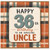 36th Birthday Card for Uncle, Happy 36th Birthday to an Amazing Uncle Card