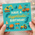 Kids Digger Birthday Card - Construction Vehicles Pun 'Have a Diggertastic Birthday' - Fun Excavator, Dump Truck and Cement Mixer Design for Children