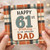 61st Birthday Card for Dad, Happy 61st Birthday to an Amazing Dad Card