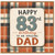 83rd Birthday Card for Dad, Happy 83rd Birthday to an Amazing Dad Card