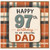 97th Birthday Card for Dad, Happy 97th Birthday to an Amazing Dad Card