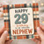 29th Birthday Card for Nephew, Happy 29th Birthday to an Amazing Nephew Card