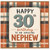 30th Birthday Card for Nephew, Happy 30th Birthday To An Amazing Nephew Card