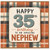 35th Birthday Card for Nephew, Happy 35th Birthday to an Amazing Nephew Card