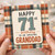 Granddad 71st Birthday Card, for Grandad