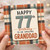 77th Birthday Card for Granddad, Happy Birthday to an Amazing Grandad Card