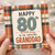 Granddad 80th Birthday Card, Happy 80th Birthday to an Amazing Grandad
