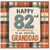 82nd Birthday Card for Grandad, Happy Birthday to an Amazing Granddad