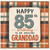 Granddad 85th Birthday Card, Happy 85th Birthday to an Amazing Grandad Card