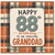 88th Birthday Card for Granddad, Happy 88th Birthday to an Amazing Granddad Card