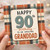Granddad 90th Birthday Card, Happy 90th Birthday to an Amazing Grandad Card