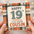 19th Birthday Cousin Card, Happy 19th Birthday to an Amazing Cousin