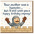 Funny Birthday Card - Cheeky Medieval Knight at a Castle with Confetti - 'Your mother was a hamster... but I'll still wish you a happy birthday anyway!'