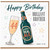 44th Birthday Card for Brother, Brilliant Brother Birthday Card, Beer and Cheers Design