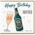 Brother 66th Birthday Card, Happy Birthday Beer and Champagne Cheers Card
