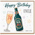 74th Birthday Card for Uncle, Happy Birthday Uncle Beer and Champagne Design