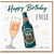 83rd Birthday Card for Uncle, Happy Birthday Uncle Beer and Champagne Design
