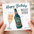 22nd Birthday Card for Nephew, Brilliant Nephew Happy Birthday Card, Cheers to You Beer Design