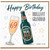 Granddad 69th Birthday Card, Brilliant Grandad Beer and Champagne Celebration Card