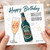 Granddad 69th Birthday Card, Brilliant Grandad Beer and Champagne Celebration Card