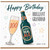 Granddad 100th Birthday Card, Brilliant Grandad Happy Birthday Beer and Champagne Design