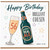 56th Birthday Card for Cousin, Brilliant Cousin Beer and Champagne Birthday Card