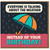 Funny Birthday Card - Everyone Is Talking About the Weather Instead of Your Birthday - Umbrella and Raindrops, British Weather Joke