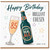 85th Birthday Card for Cousin, Brilliant Cousin Birthday Card, Cheers to You Design