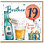 Brother 19th Birthday Card, Happy Birthday Cheers to You Beer Theme Card