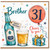 Brother 31st Birthday Card, Cheers to You Golden Ale Birthday Card